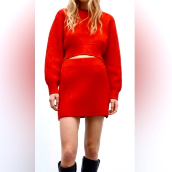 Zara Dresses & Skirts - Zara knit skirt and sweater set